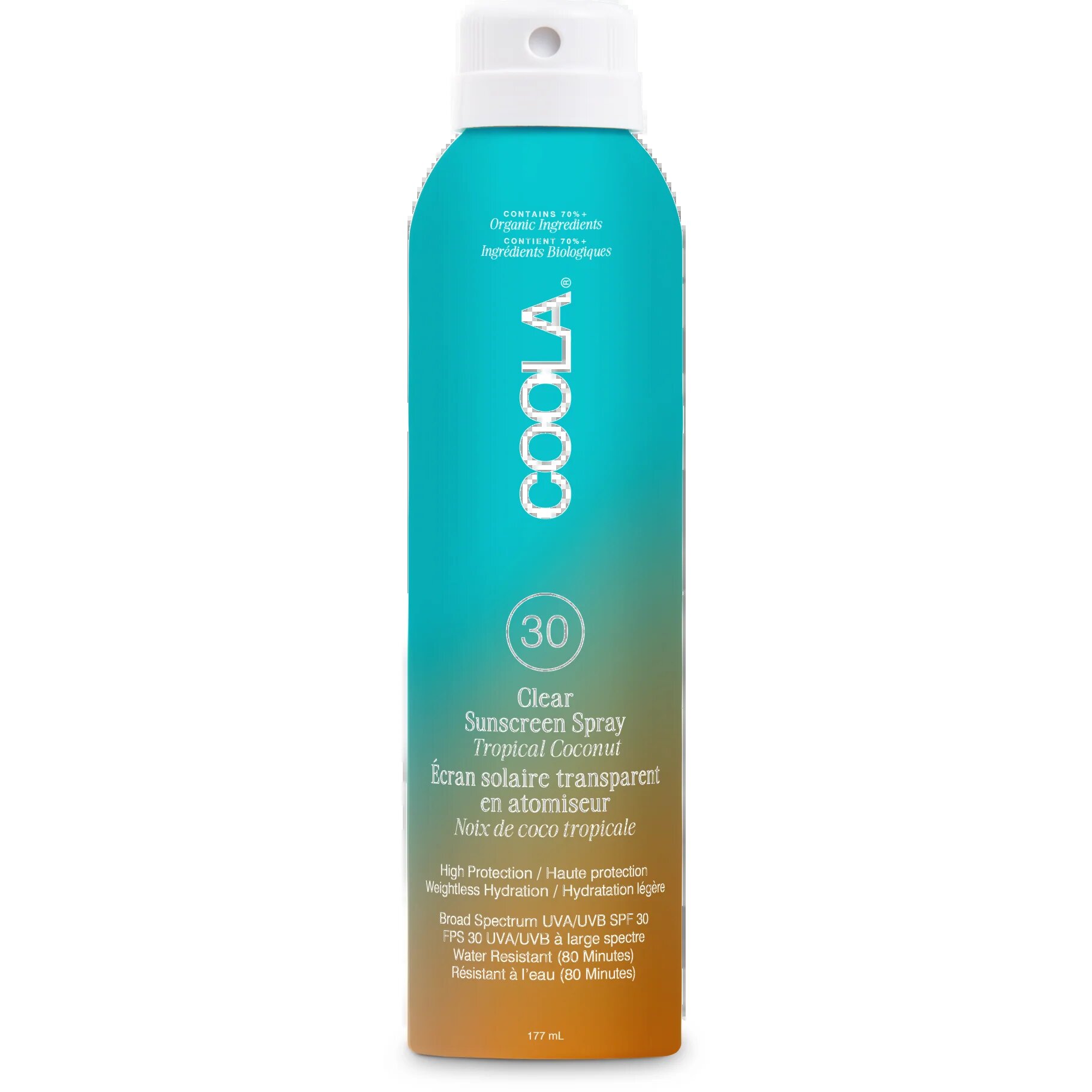 Clear Body Spray Spf 30  Tropical Coconut   177 Ml