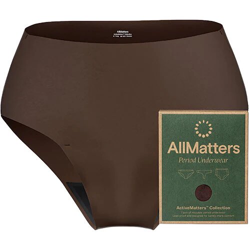 Allmatters Active Højtaljet Brun M   1 Stk