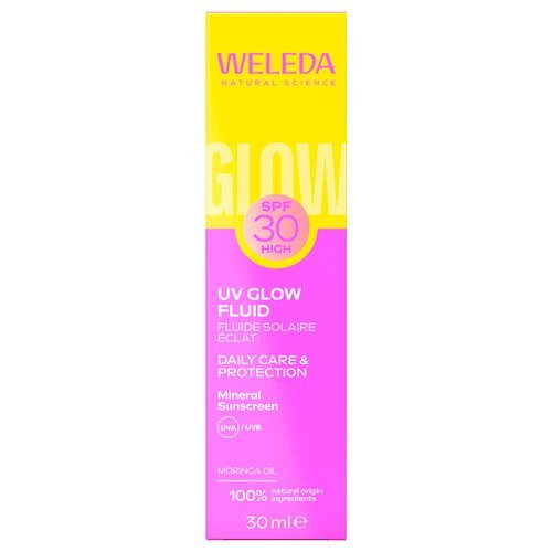 Weleda Uv Glow Fluid Daily Care   Protection Spf 30   30 Ml