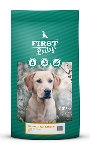 7 Kg First Buddy Senior   Light   Voksenfoder Med And Og Kanin