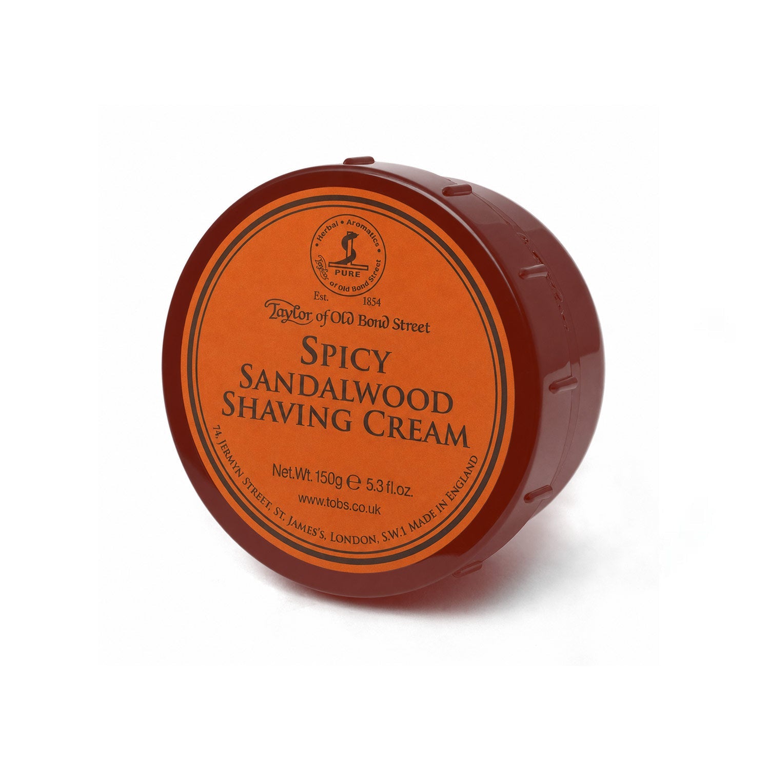Taylor Of Old Bond Street Barbercreme  Spicy Sandeltræ  150 Gr