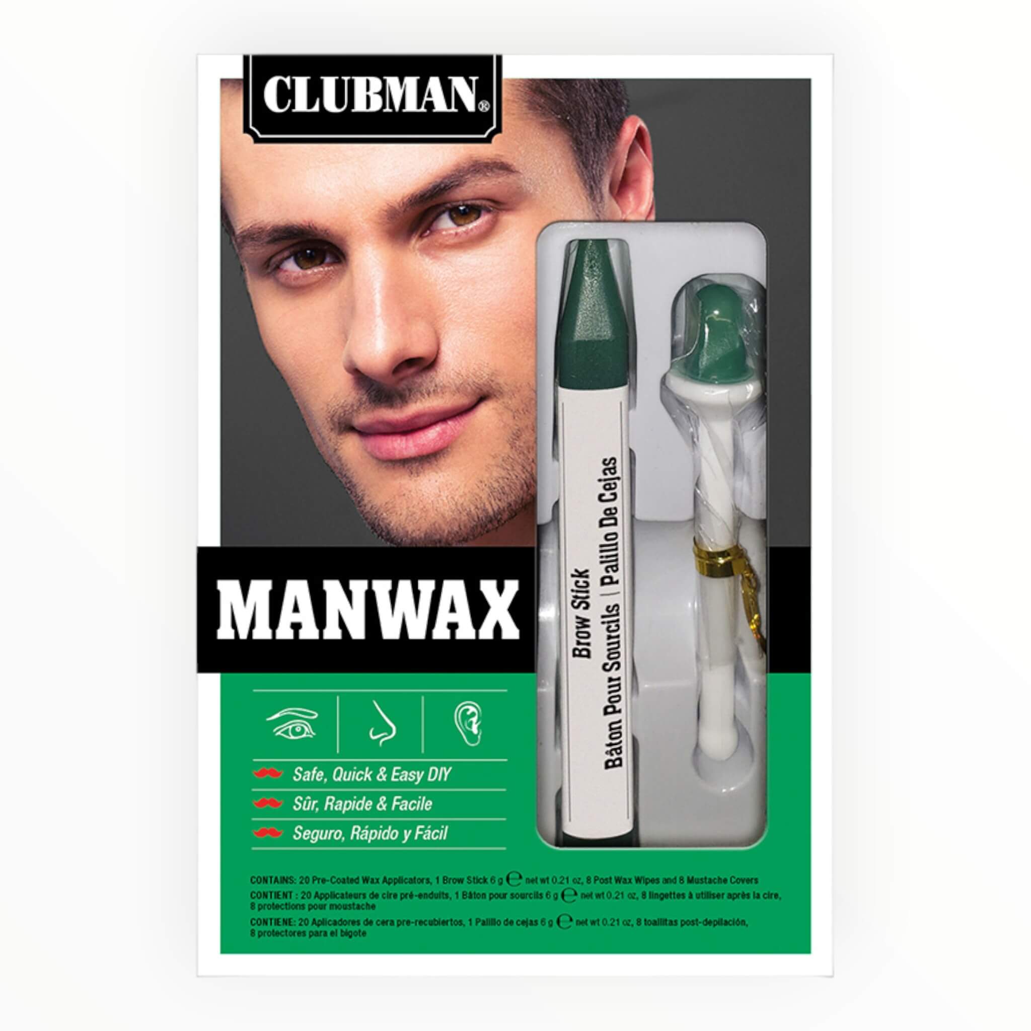 Pinaud Clubman Man Wax Kit Voks Til øre Næsehår