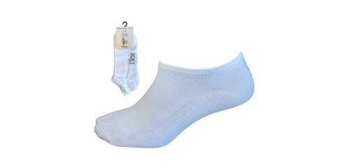 Comfort  Quot Low Cut Quot  Bamboo  Hvid  Str  43 46   1 Pk