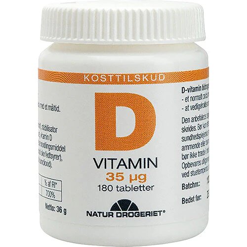 Mega D 3 Vitamin 35 Mcg 180 Tabletter