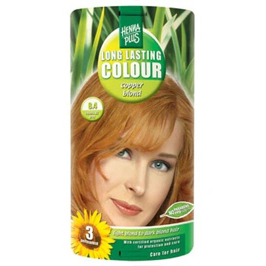 Henna Plus   Long Lasting Colour System   Copper Blond 8 4