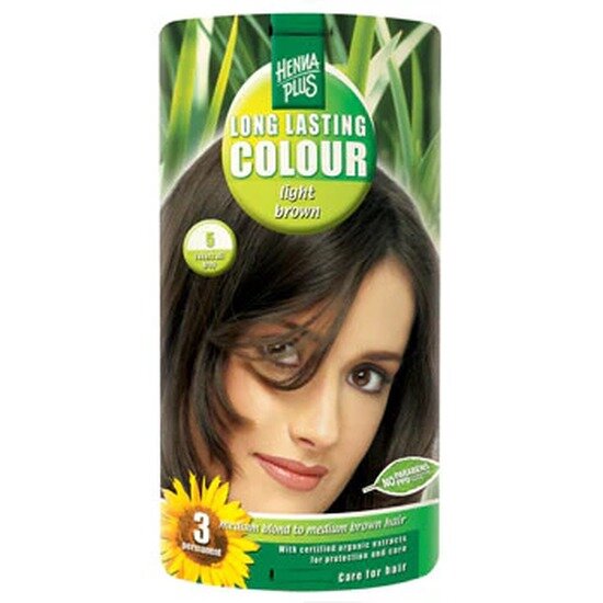 Henna Plus Long Lasting Colour System 5 Hårfarve Light Brown