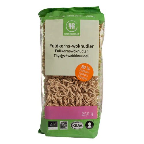 Fuldkorns Woknudler økologiske   250 Gram