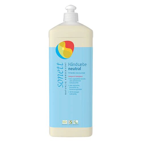 Sonett Håndsæbe Neutral Flydende 1 Ltr