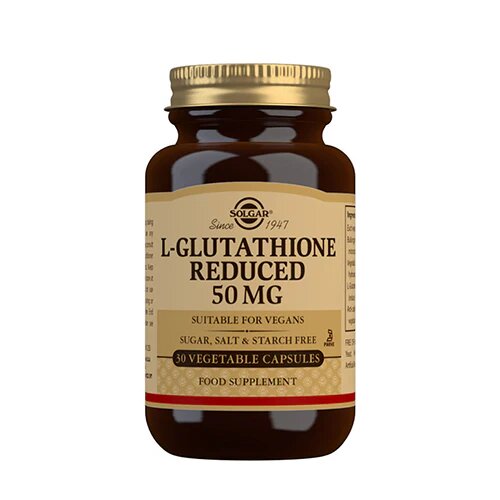Solgar L Glutathione 50 Mg   30 Kapsler