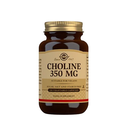 Solgar Choline 350mg   100 Kapsler