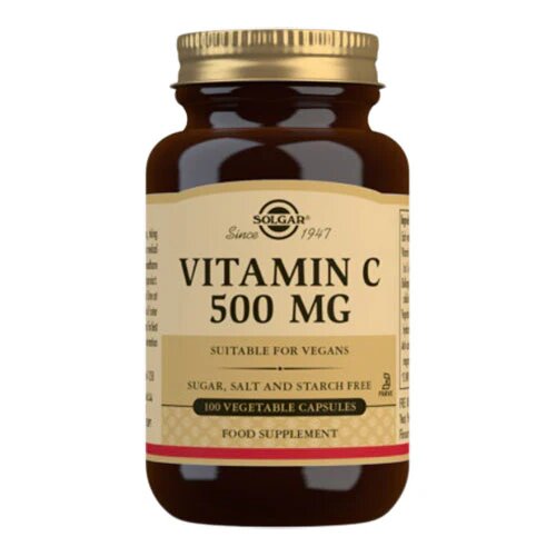 Solgar Vitamin C 500 Mg   100 Kapsler