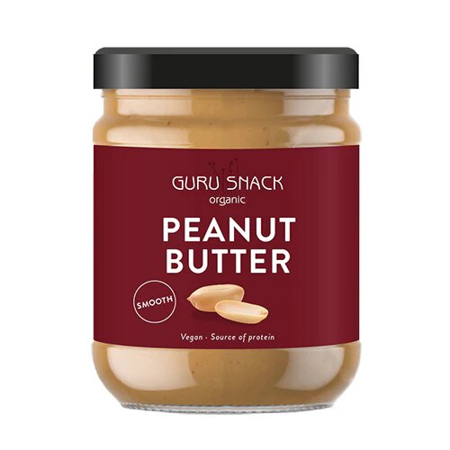 Peanutbutter Smooth ø Guru Snack   250 G