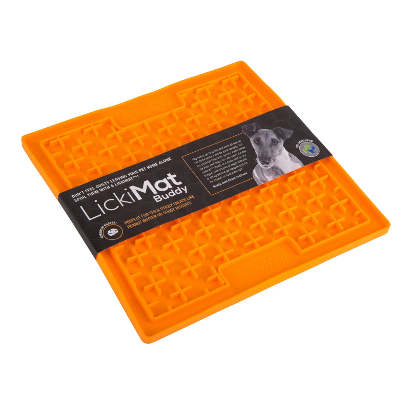 Orange Lickmat 20 Cm   Lickimat Buddy