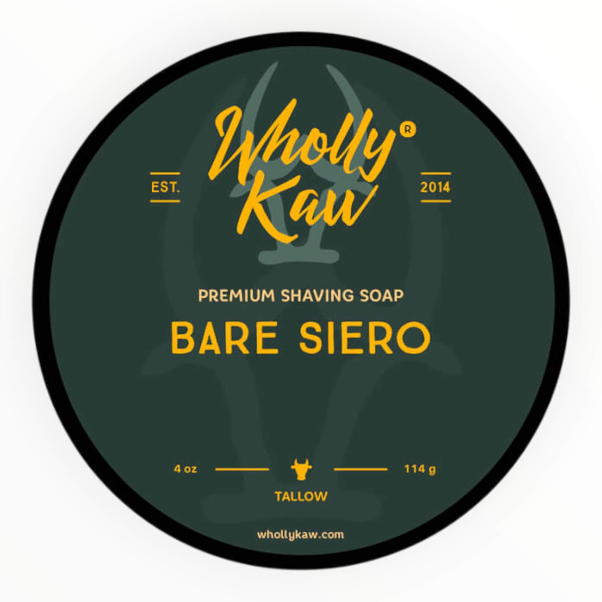 Wholly Kaw Barbersæbe  Bare Siero  114 G
