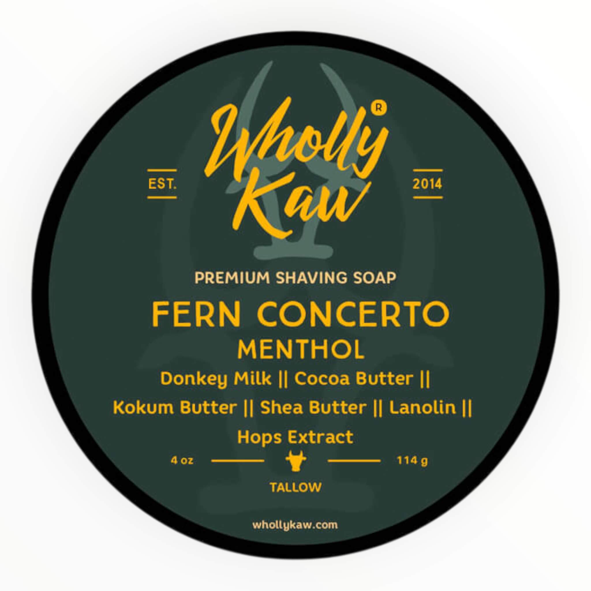 Wholly Kaw Barbersæbe  Fern Concerto  114 G