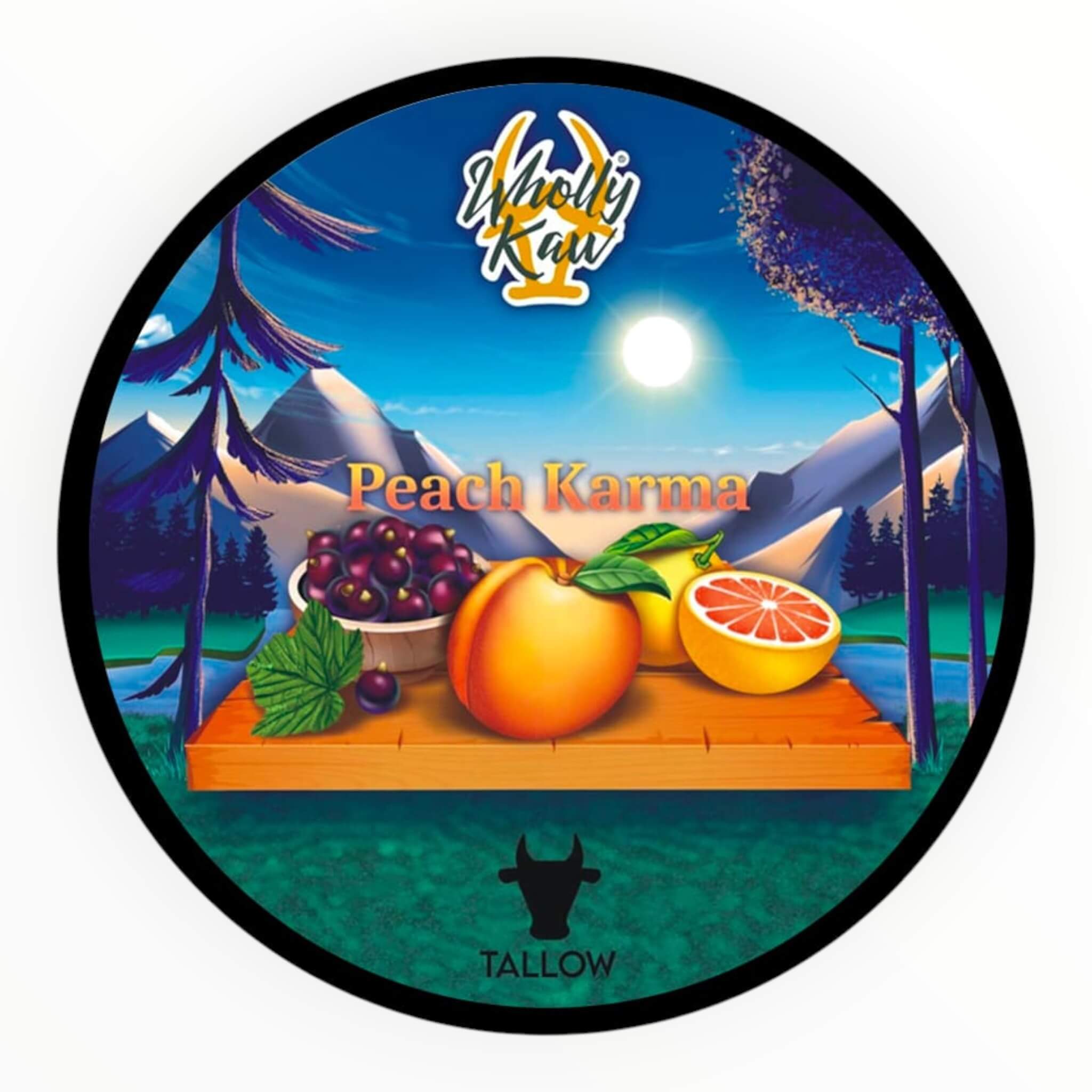 Wholly Kaw Barbersæbe  Peach Karma  114 G