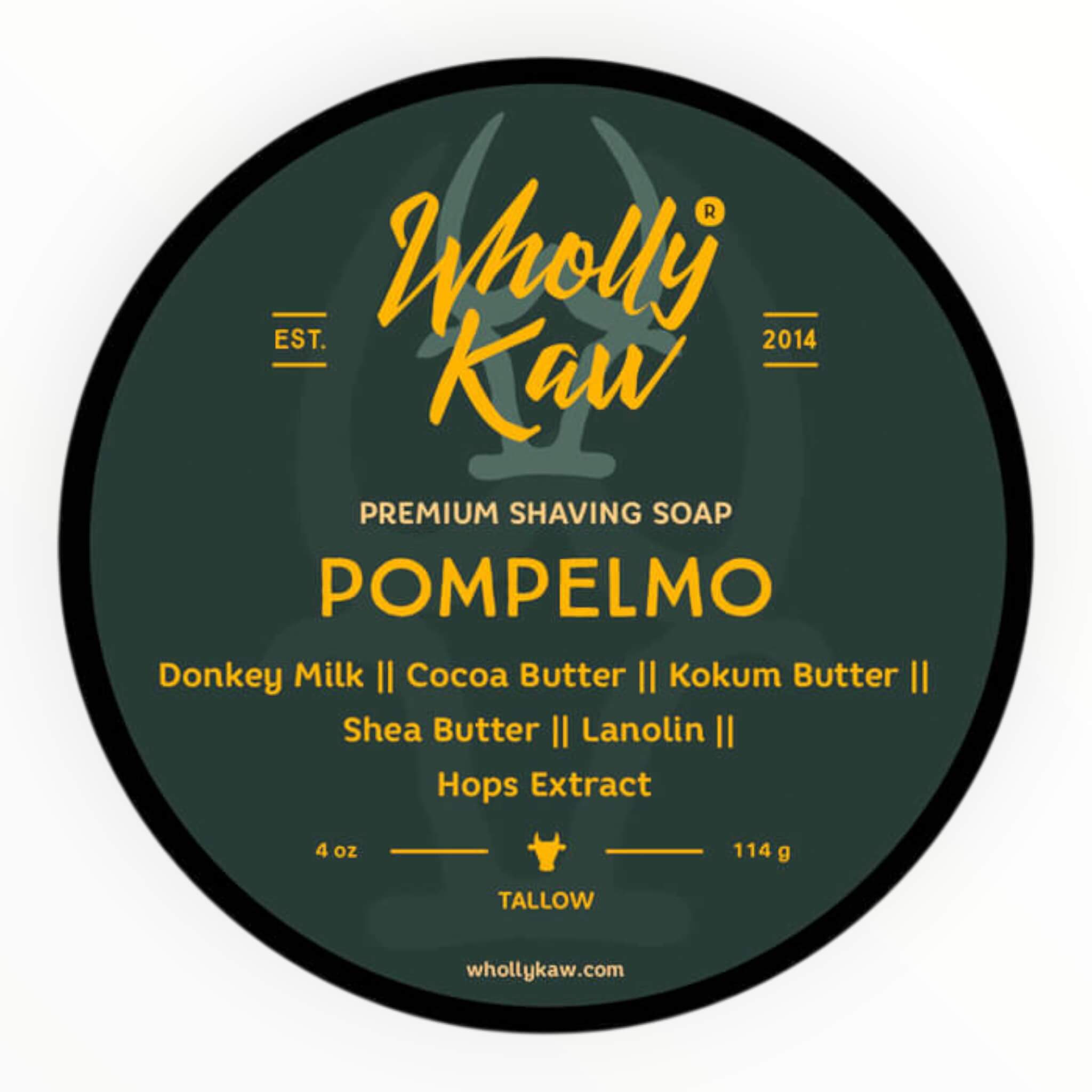Wholly Kaw Barbersæbe  Pompelmo  114 G