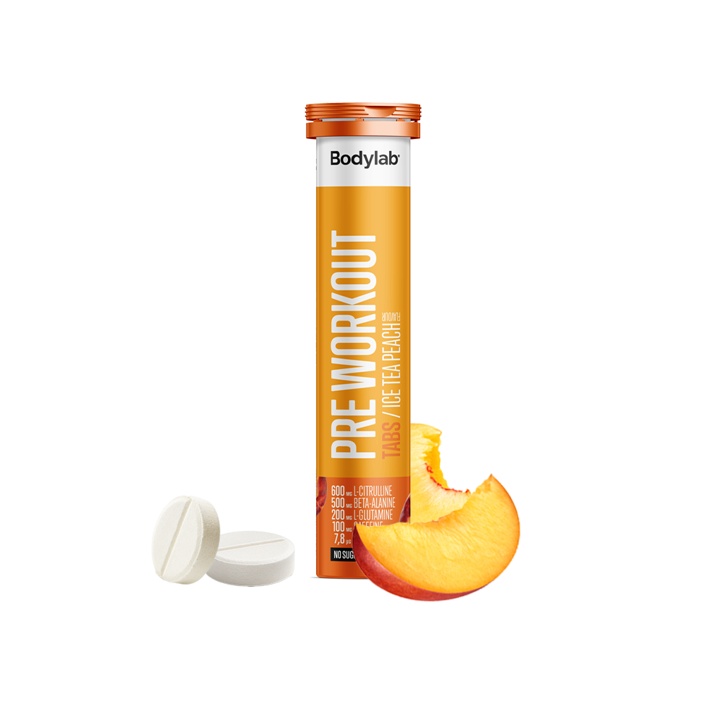 Bodylab Pre Workout Tabs Ice Tea Peach 20 Stk