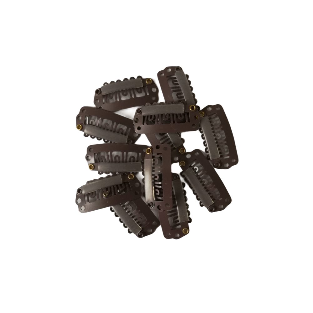 Clips Til Extensions   Mørkebrun Lo