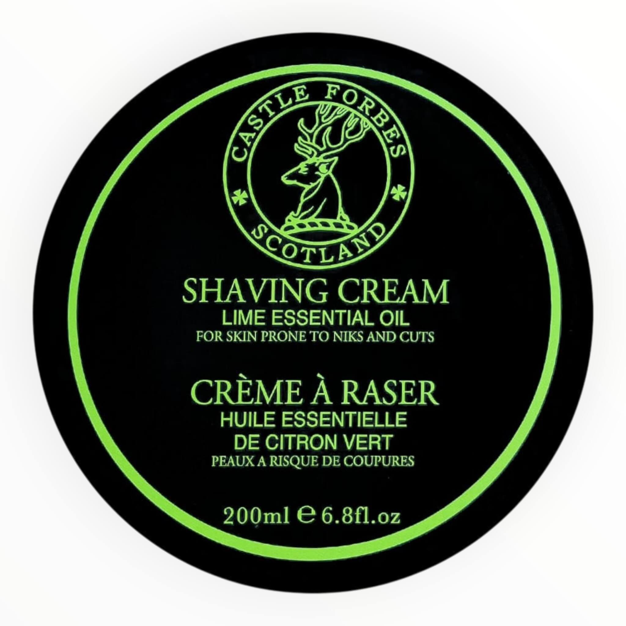 Castle Forbes Barbercreme  Lime Essential Oils  200 Ml