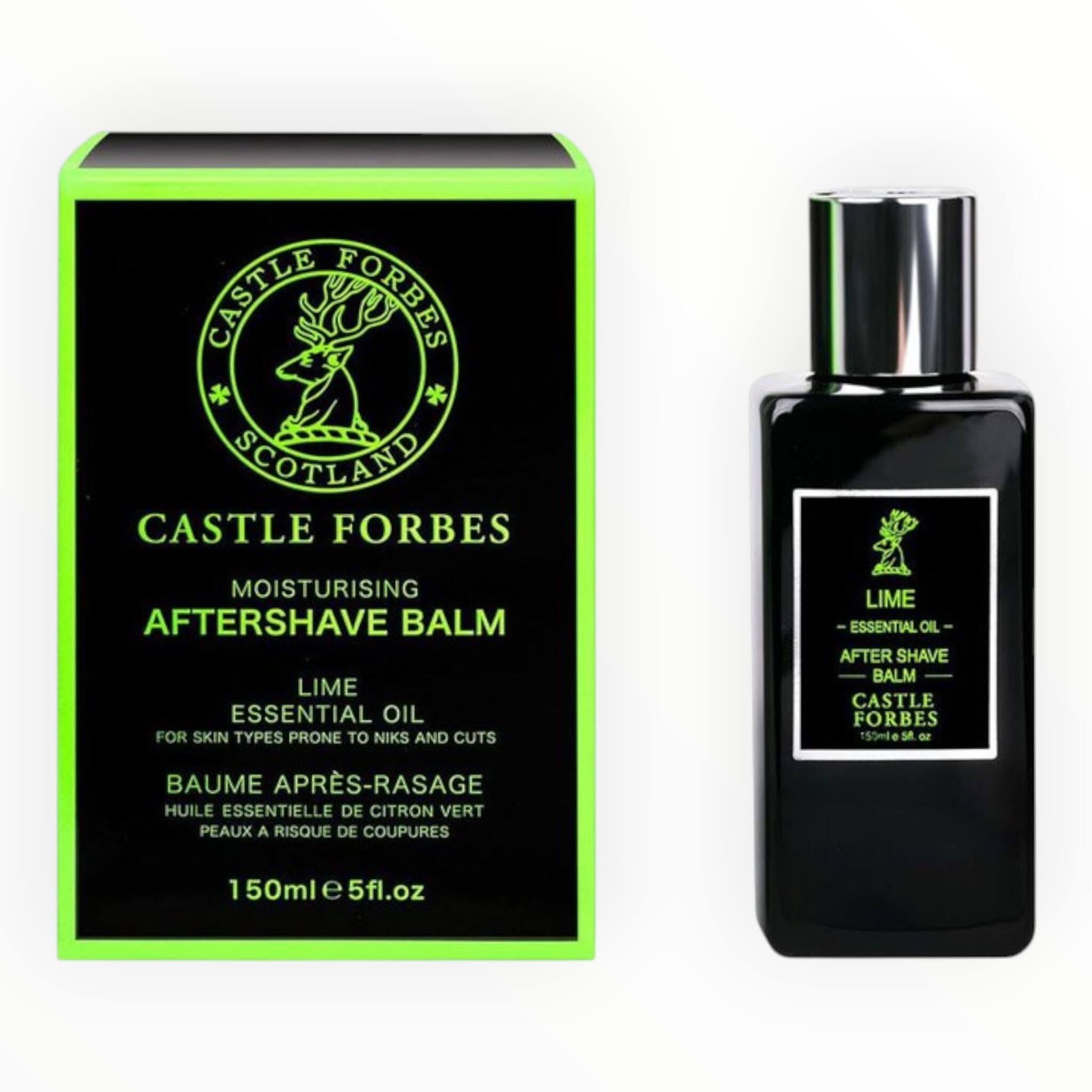 Castle Forbes Aftershave Balm  Lime Essential Oil  150 Ml