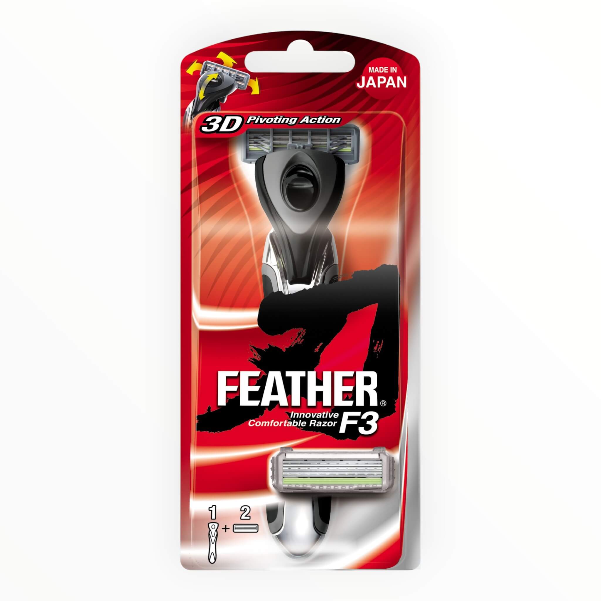 Feather F3  Skraber Og 2 Blade  3 Klinger