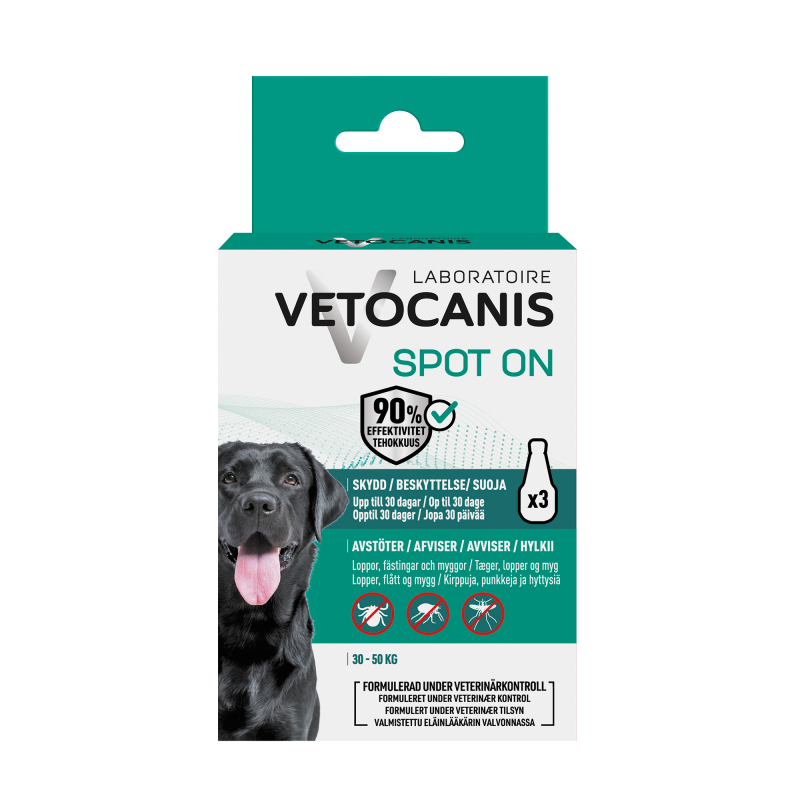 Vetocanis Anti Parasit Spot On   Hund 30 50 Kg