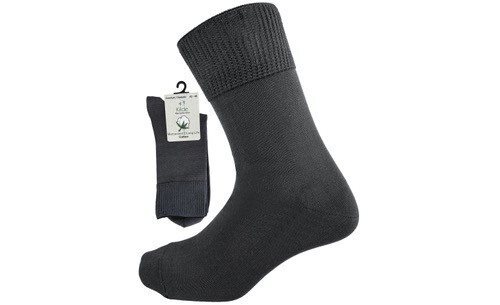 Cotton   Diabetic   Comfort Sock  Grå  Str  35 38   1 Par