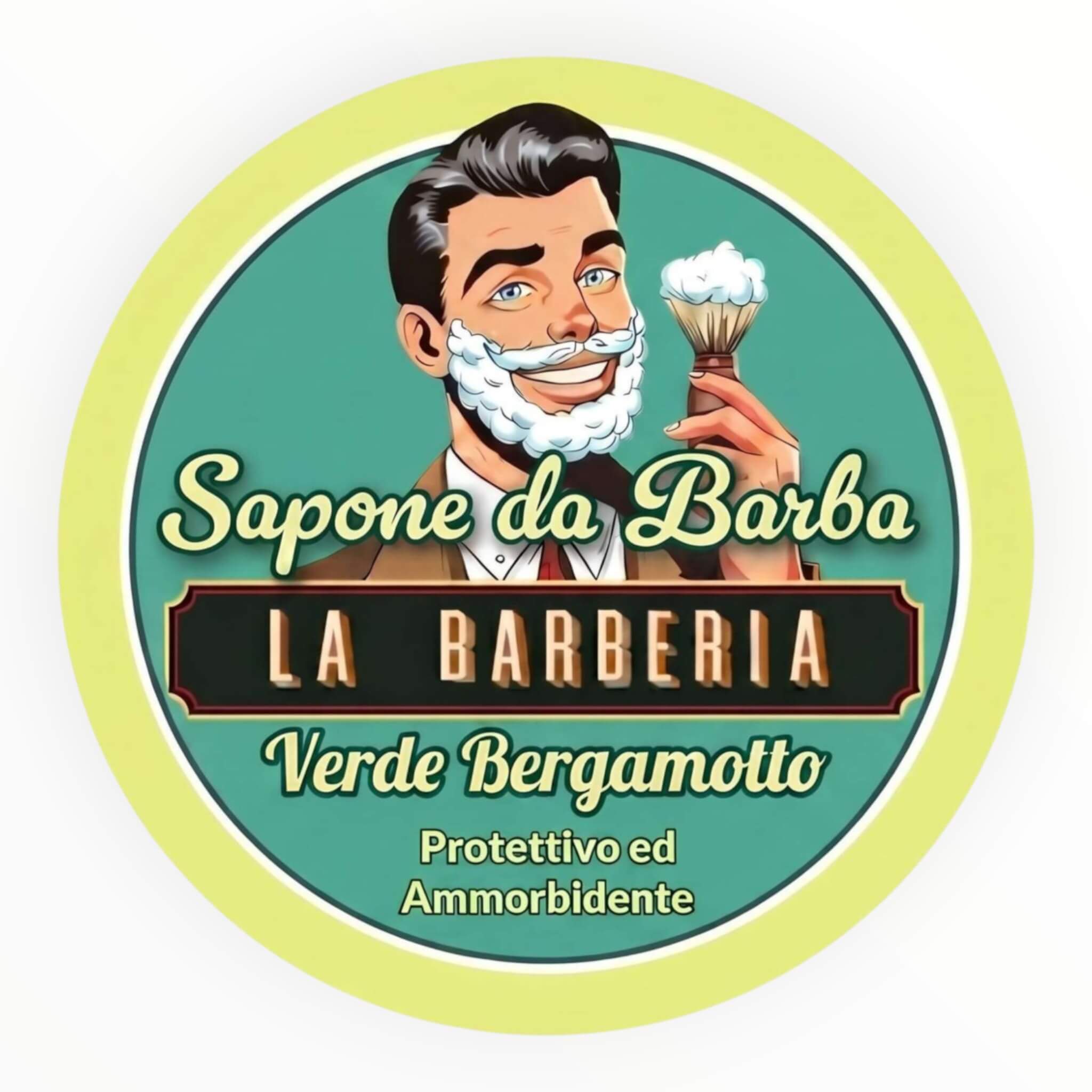 La Barberia Barbersæbe  Verde Bergamotto  150 G