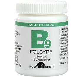 Natur Drogeriet Folsyre økonomikøb 400 ? G 180tab