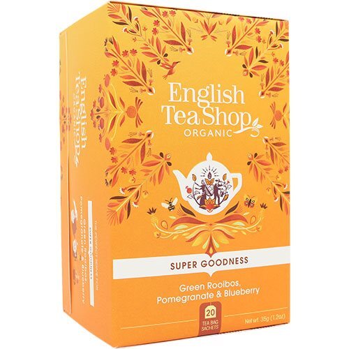 English Tea Green Te ø Rooibos  Pomegranate   Blueberry  20br