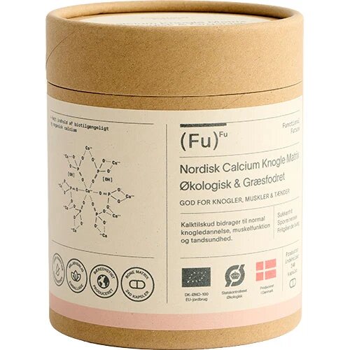 Premium Nordisk Calcium Knogle Matrix øko 240 Kapsler