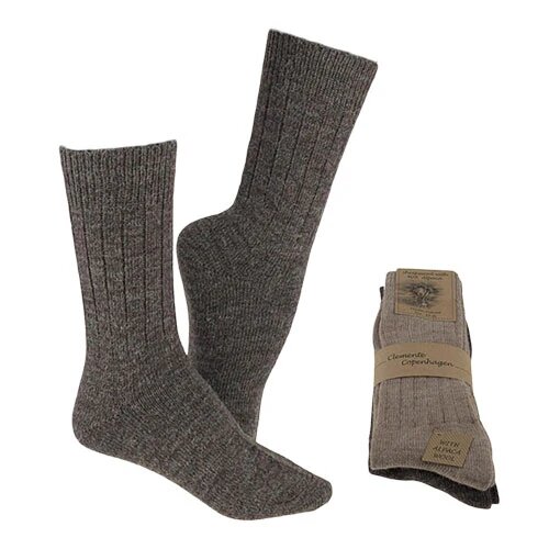 Strømper Brun Beige Str  43 46 2 Pak