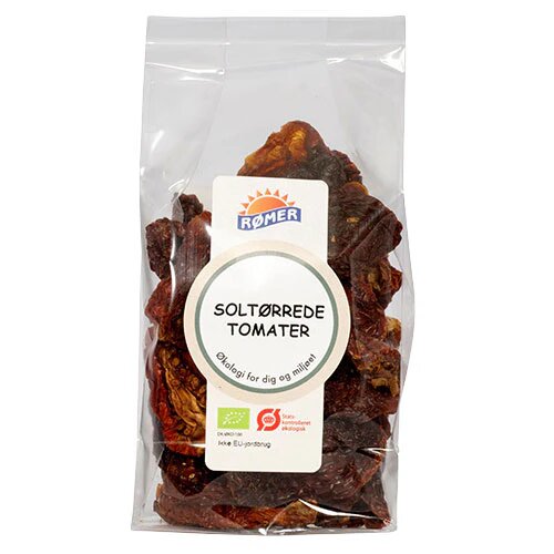 Tomater Soltørrede øko    125 Gram