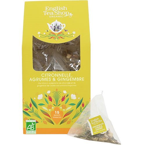 English Tea Lemongrass Citrus Ginger Tea ø 15br