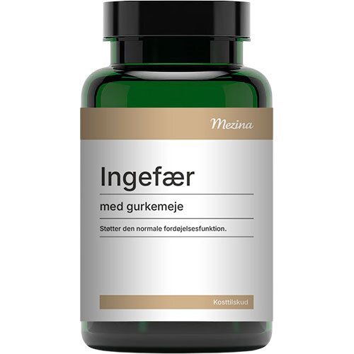 Mezina Ingefær Med Gurkemeje 120tab