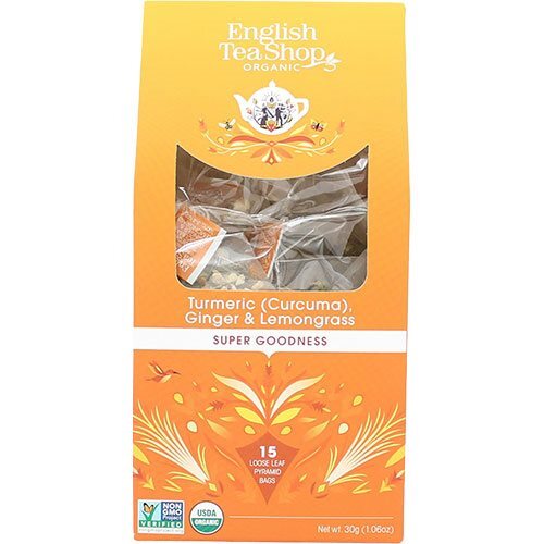 English Tea Turmeric Ginger   Lemongras ø  15br