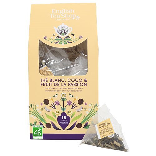 English Tea White Tea Coconut Passion Fruit Tea ø 15br