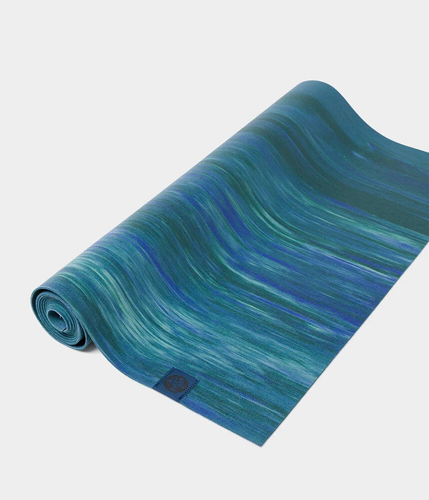 Manduka Eko Super Lite Rejse Yogamåtte 1 5mm Blue Toad Marble
