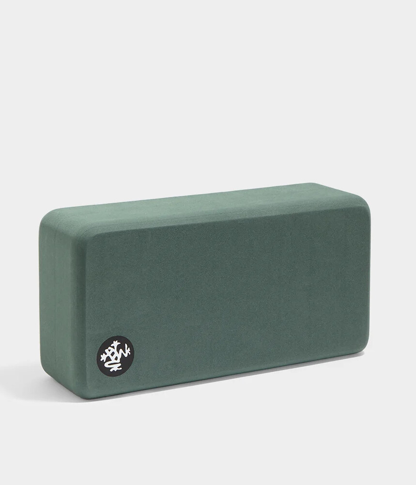 Manduka Lean Recycled Foam Yogablok Sage