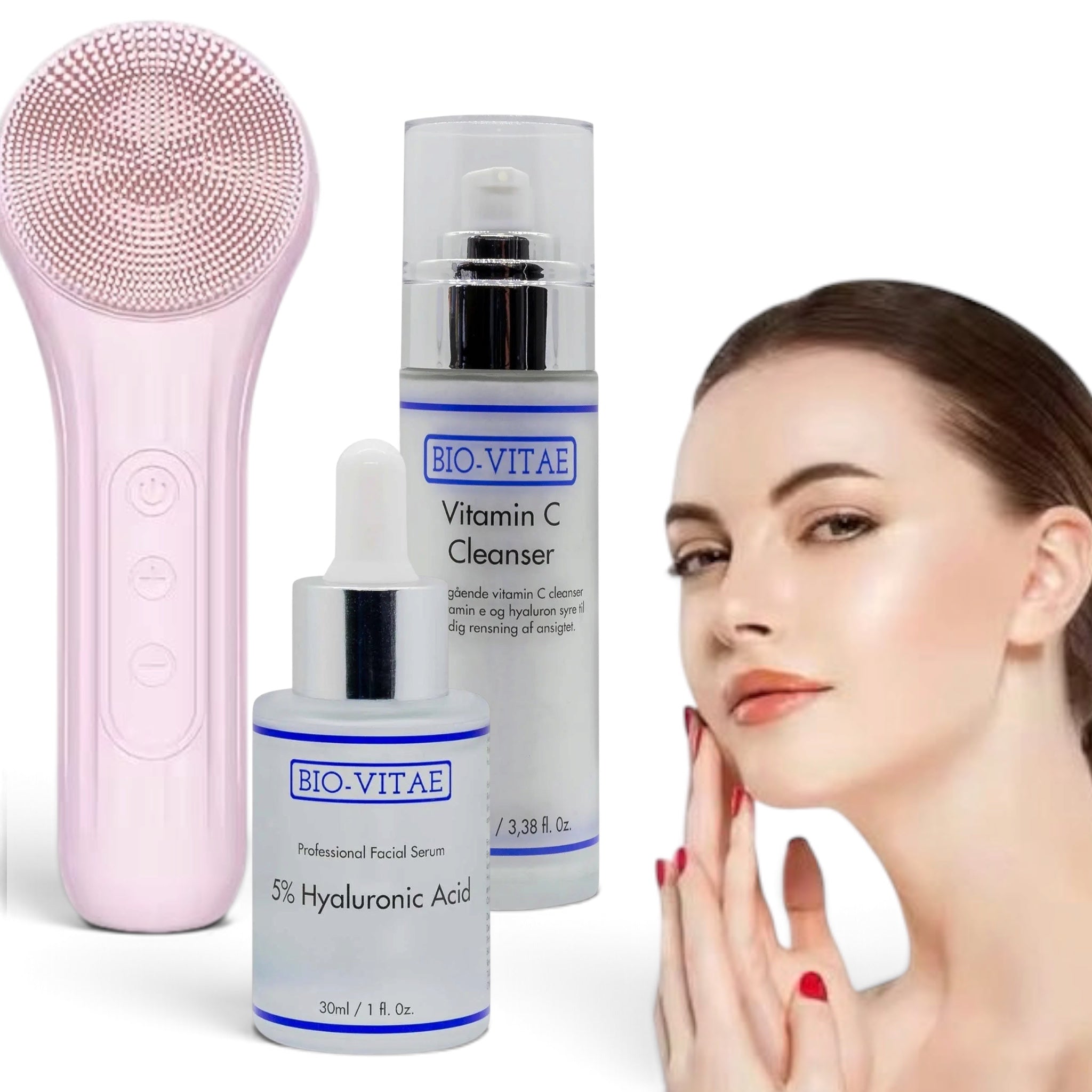 Deep Clean Face Kit 3 Trin Til Ren Fugtet Og Strålende Hud