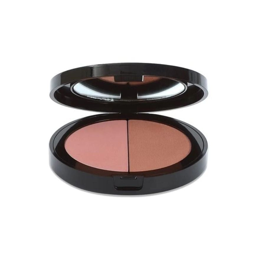 Mineralogie Pressed Blush Blush Duo Compact 9g   Rooftop Rendezvous