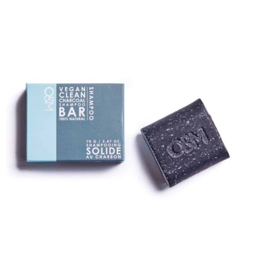 O M Charcoal Shampoo Bar 70g