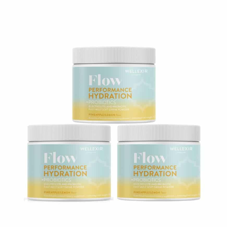 Wellexir Flow Hydration Pineapple Lemon X3