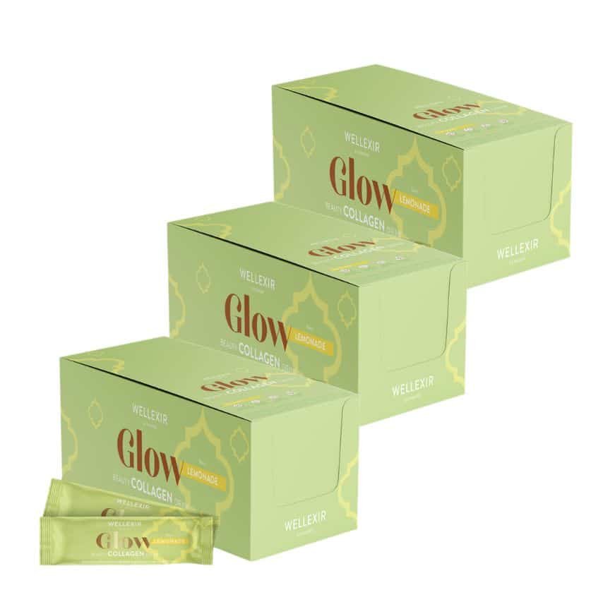 Wellexir Glow Lemonade 50 Sachet X 6 G X3