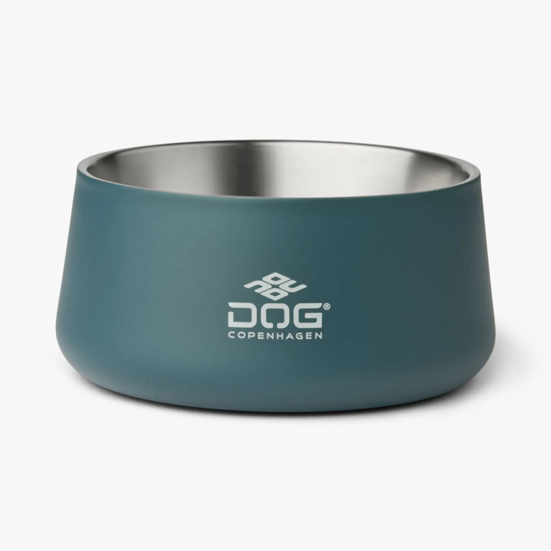 Dog Copenhagen Vega Skål   Petrol Blue   Small Medium